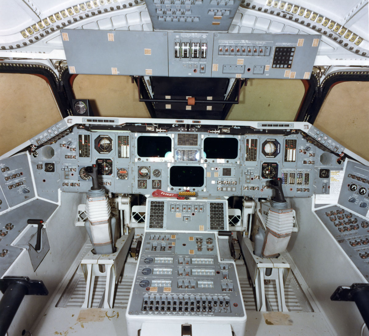 Cockpit Of The Space Shuttle Columbia Aviation